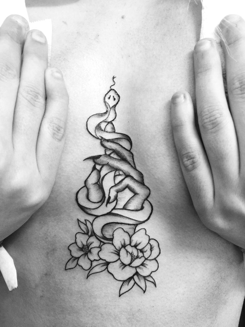 Tatuaje-Serpiente-Mano