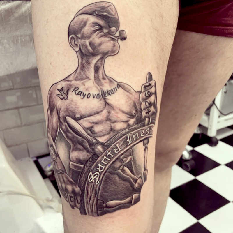 Tatuaje Popeye el Marino