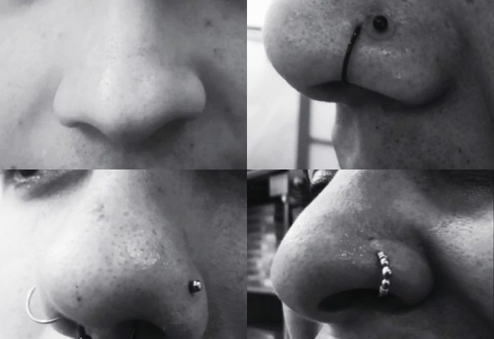 tipos de piercing en la nariz